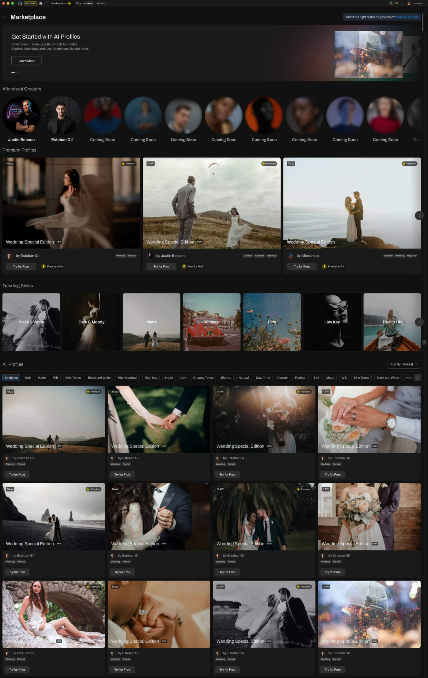 Aftershoot marketplace sneakpeek