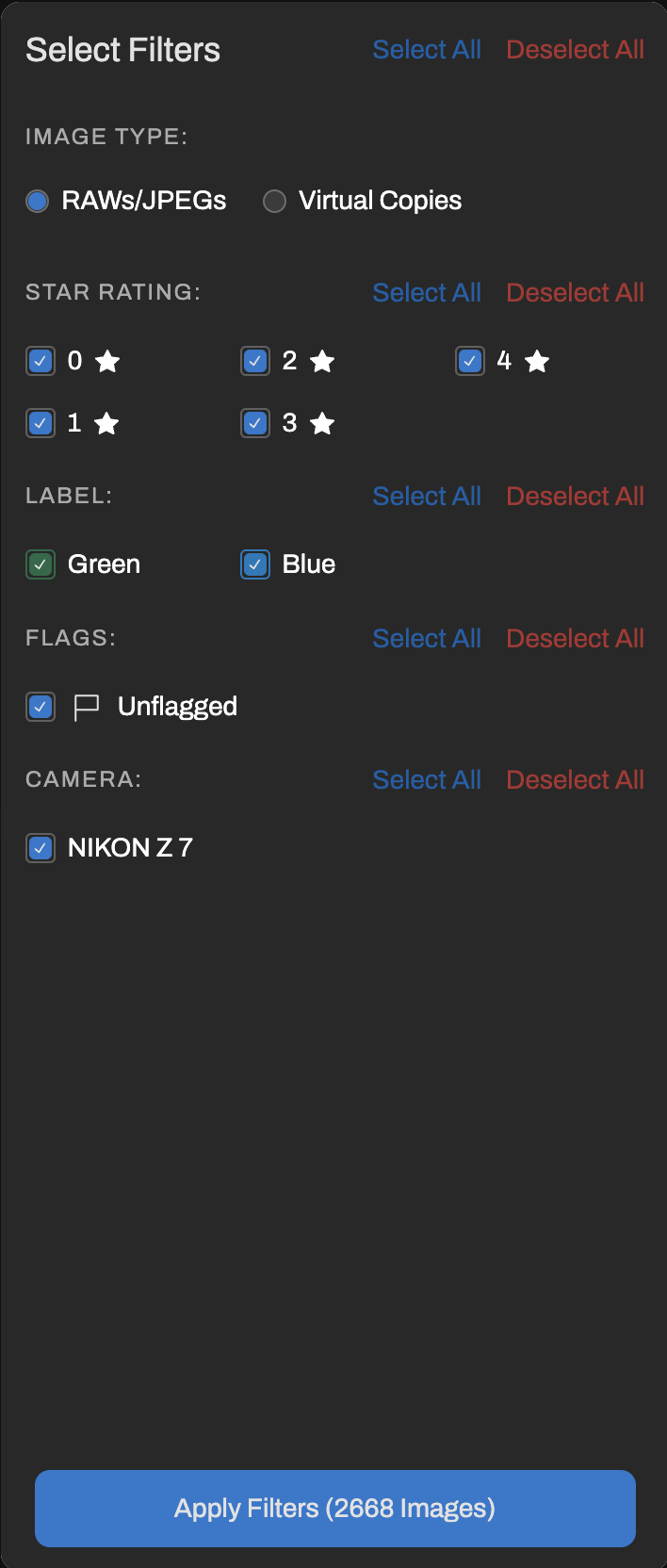 How to Build Your AI Profile in Aftershoot EDITS