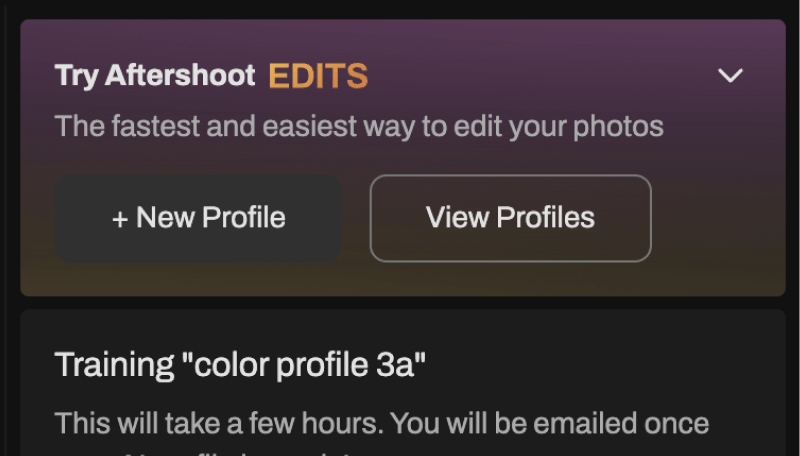 How to Build Your AI Profile in Aftershoot EDITS How to build your AI profile in Aftershoot EDITS