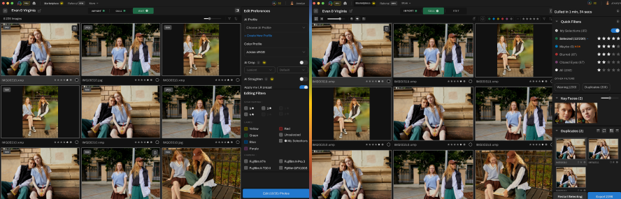 A Brand New Way to Cull & Edit – Unveiling the Aftershoot Tab Bar Move around with ease from Culling to Editing with the new Tab Bar in Aftershoot.