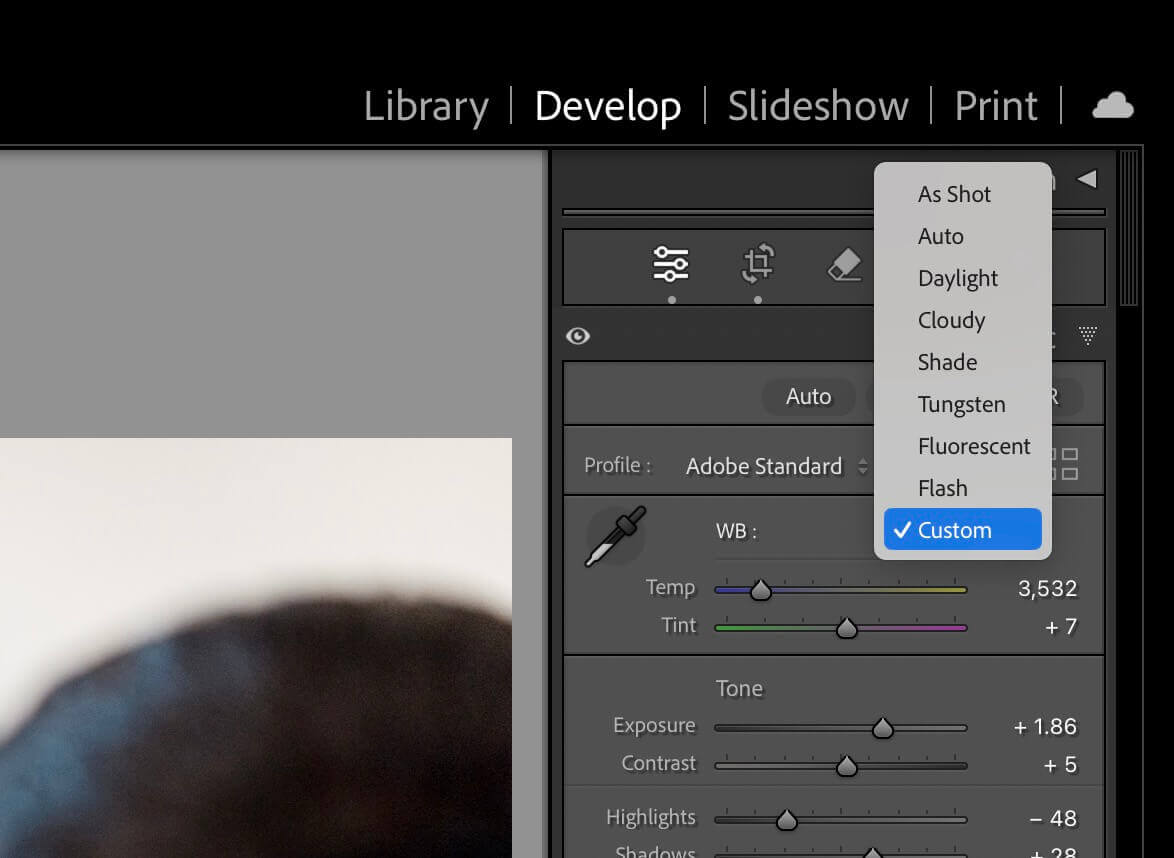 How to Edit Photos Like a Pro: The Ultimate Editing Guide for Photographers Color correction and white balance adjustment in Lightroom