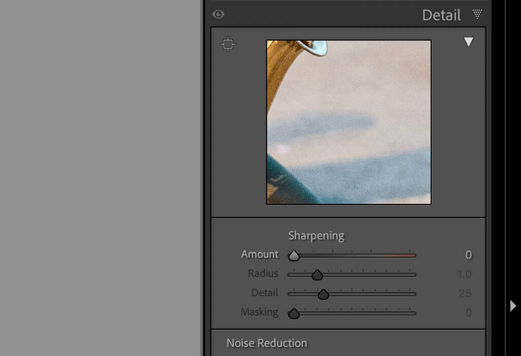 How to Edit Photos Like a Pro: The Ultimate Editing Guide for Photographers Image sharpening and noise reduction in Lightroom