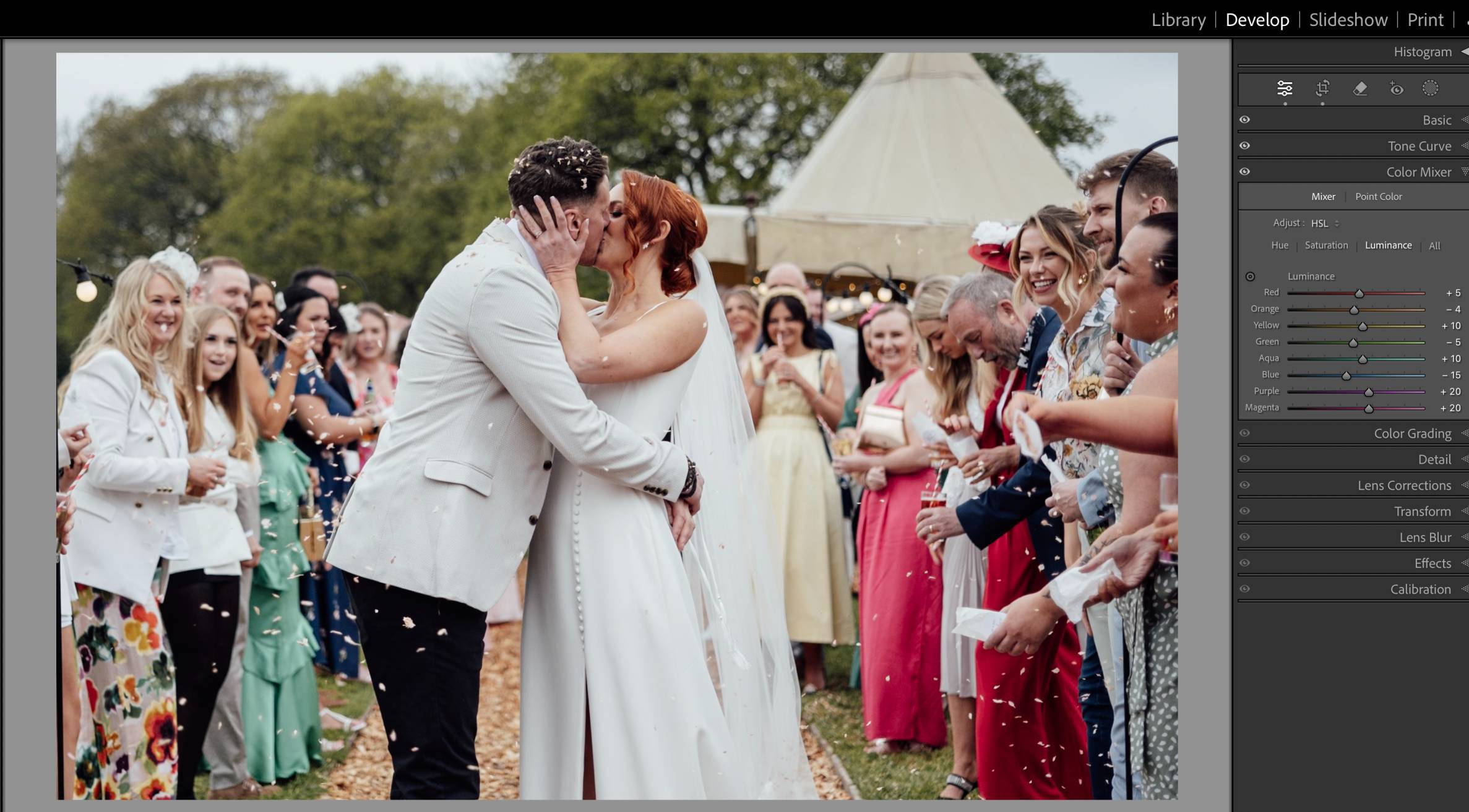 how to edit photos in Lightroom
