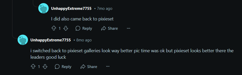 Pictime vs Pixieset: Which One Should Photographers Use in 2025? pixieset galleries reddit