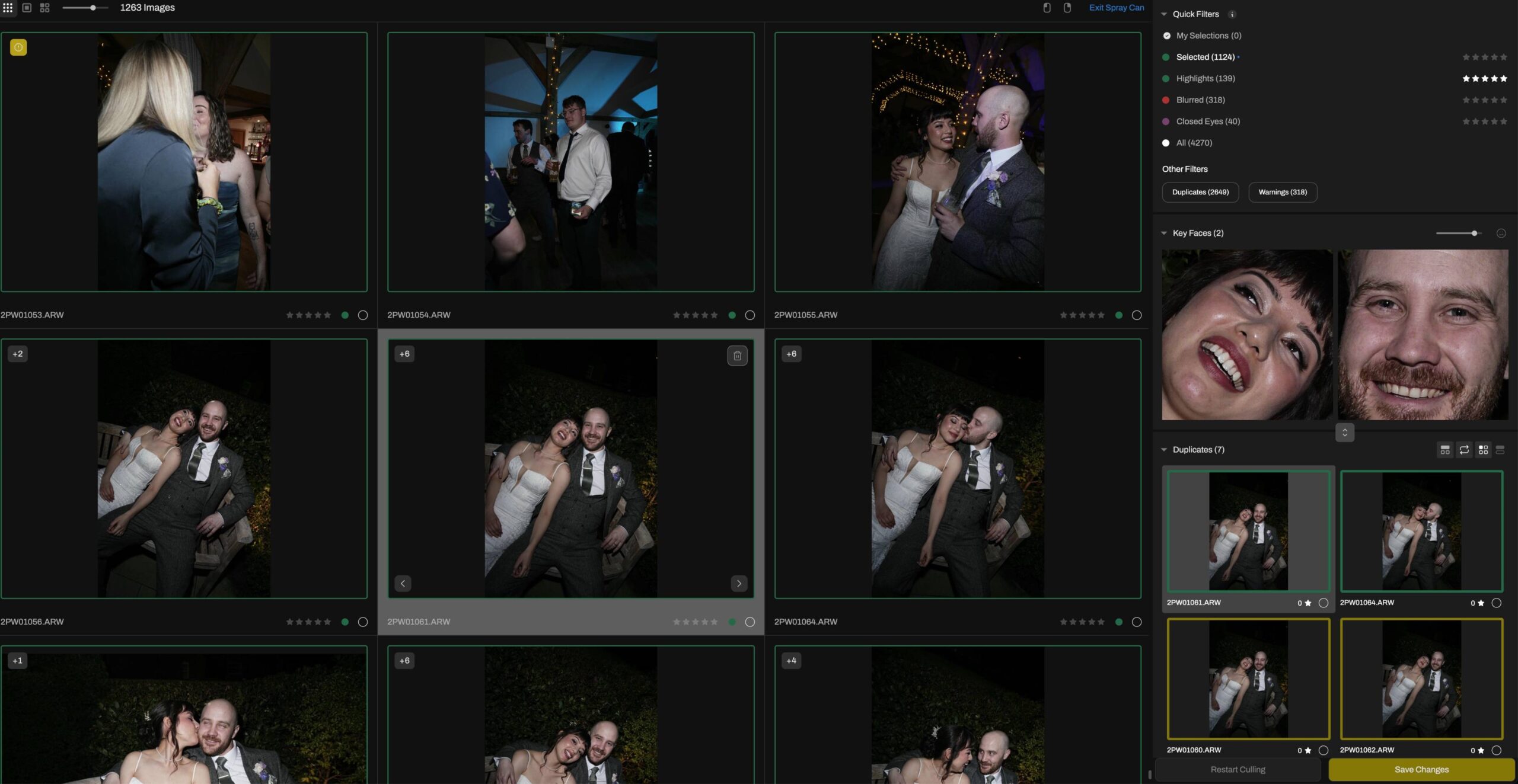 How to Cull Wedding Photos?