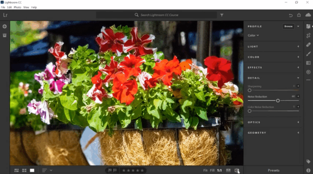 Sharpening and Noise Reduction