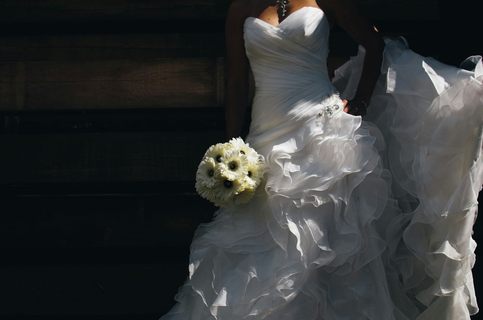 wedding dress photography example