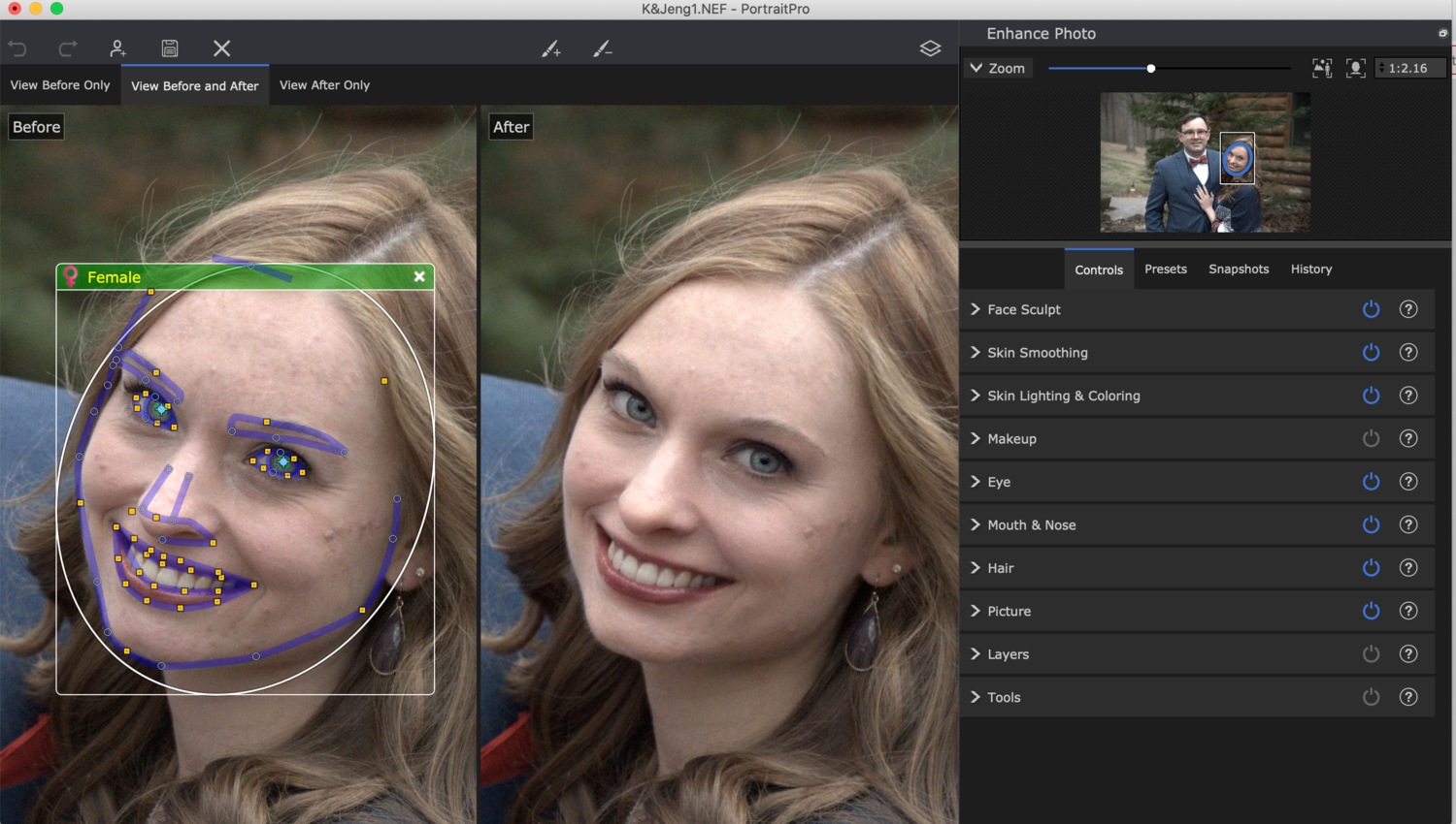 PortraitPro, by Anthropics, is a highly specialized portrait retouching software