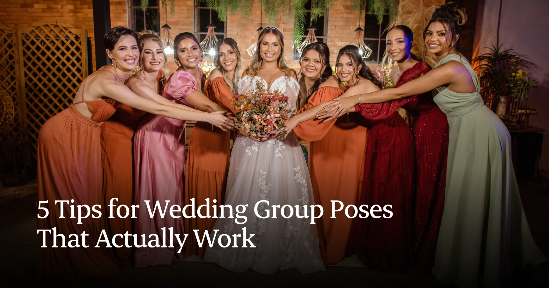 5 Tips for Wedding Group Poses That Actually Work
