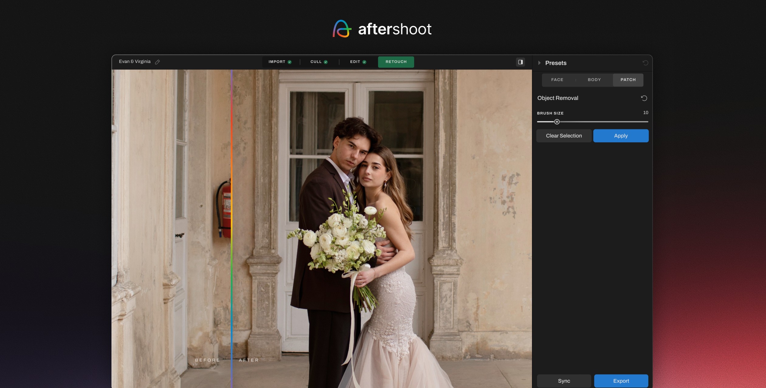Aftershoot AI Retouching Is Here! object removal