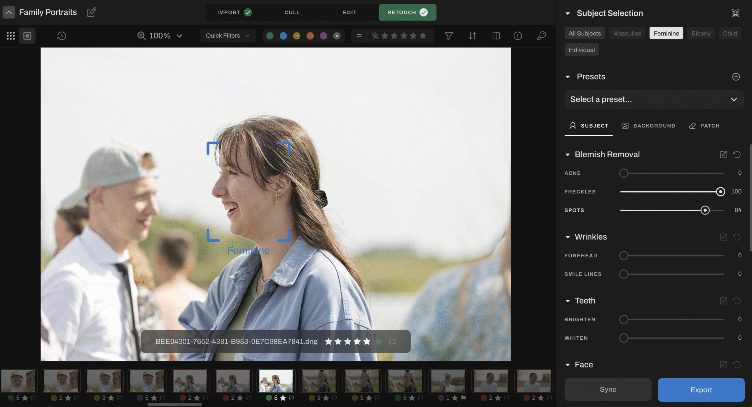 Family Photo Retouching Made Easy: Save Hours with This AI Workflow move to retouch tab