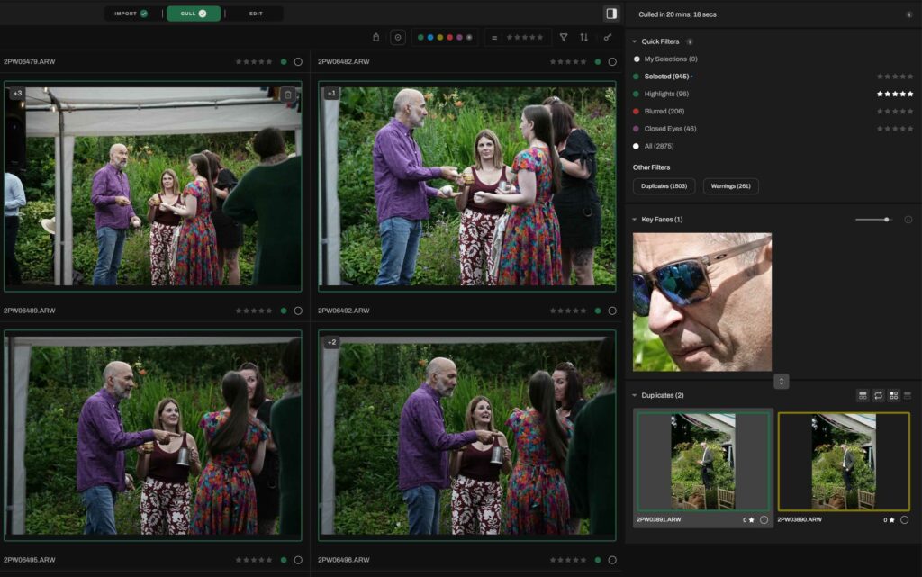 Photos Edited with Aftershoot