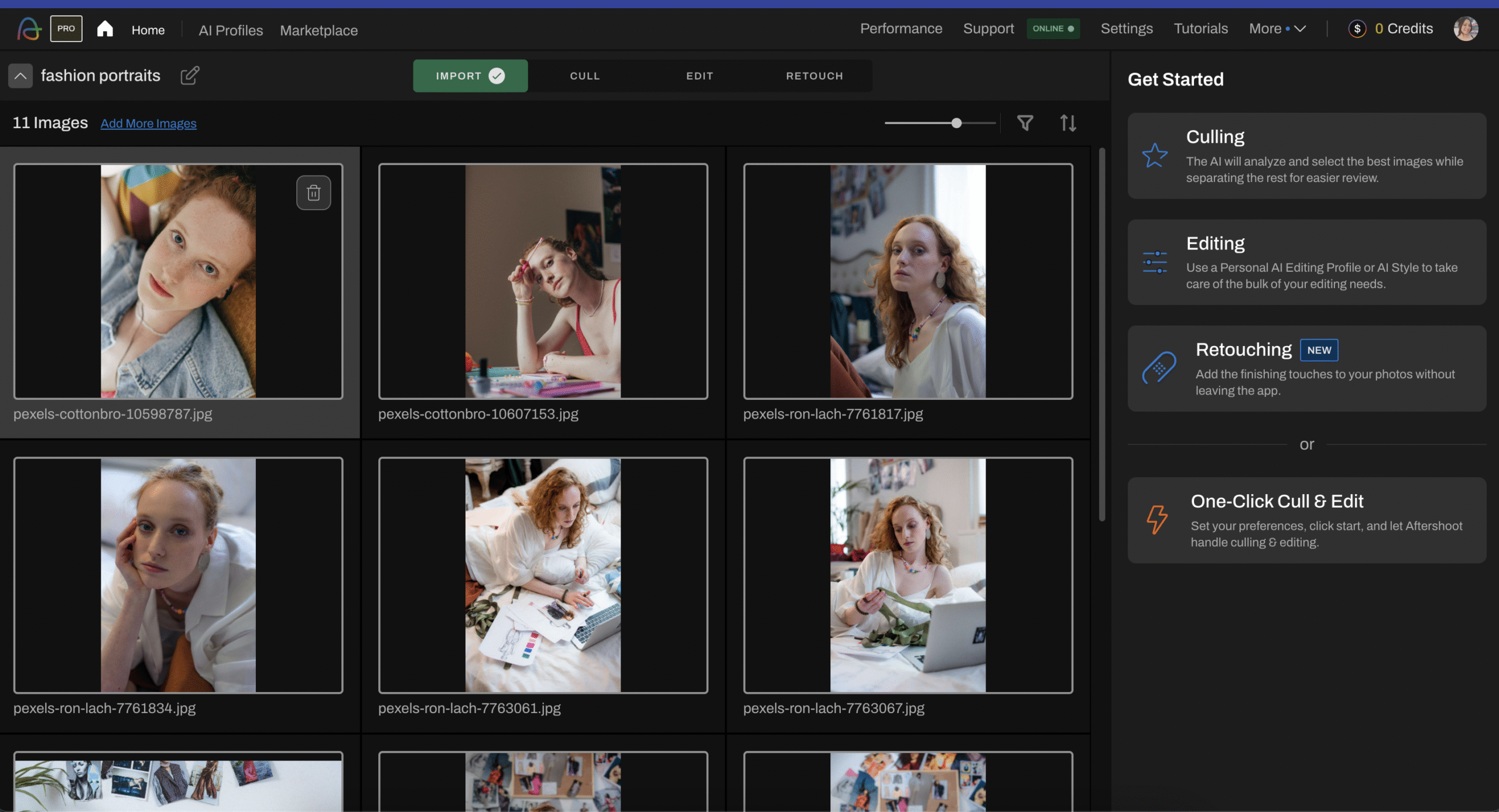 Fashion Photography Retouching: A Modern Workflow Guide with Aftershoot import fashion photos to Aftershoot