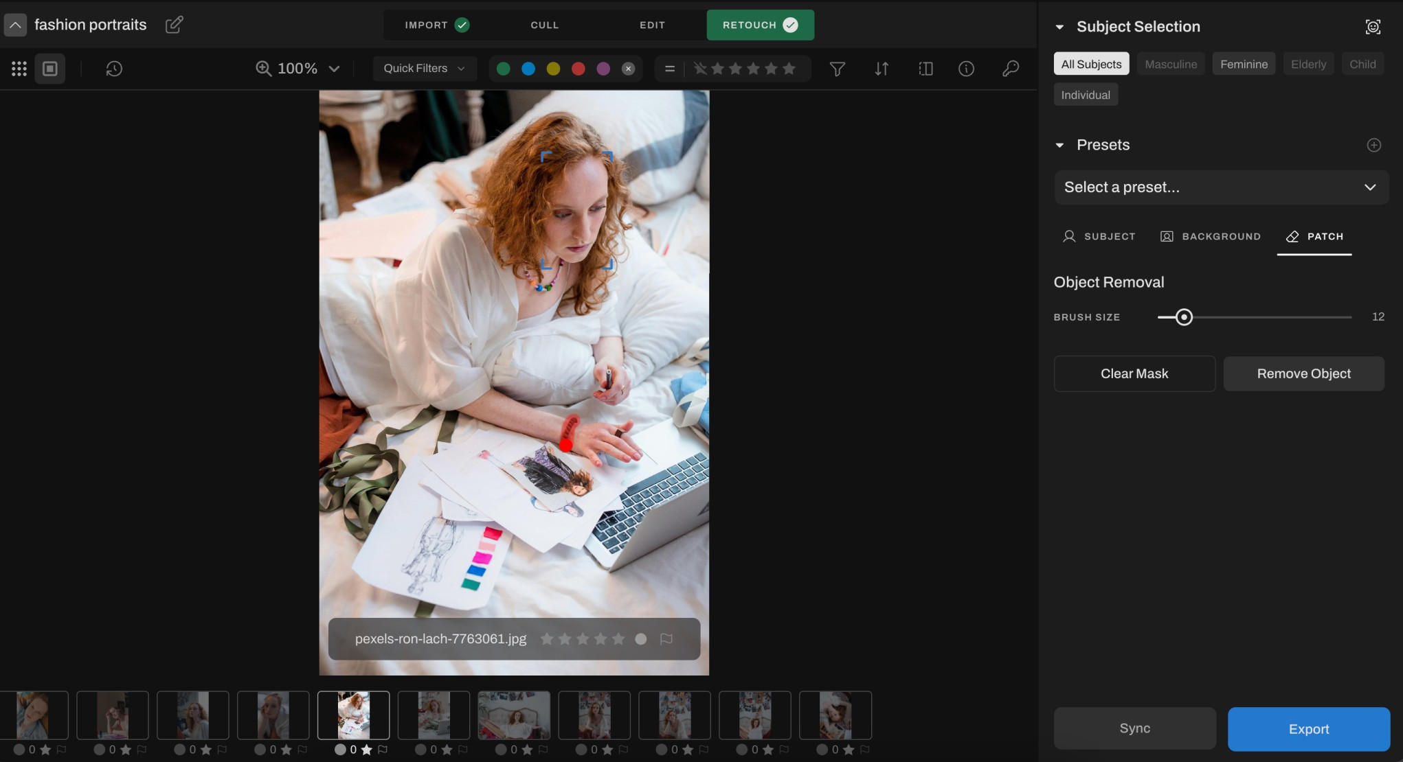 Fashion Photography Retouching: A Modern Workflow Guide with Aftershoot object removal