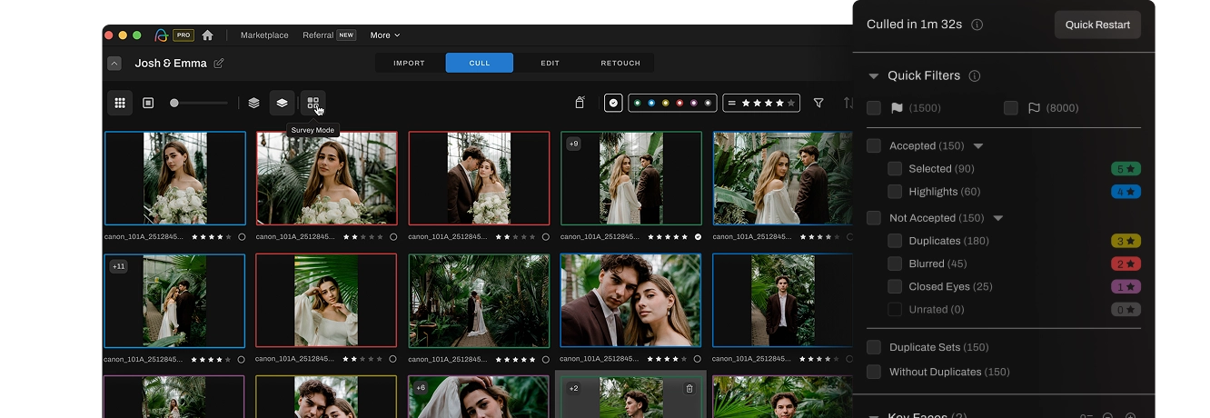 Culling Desktop dashboard window