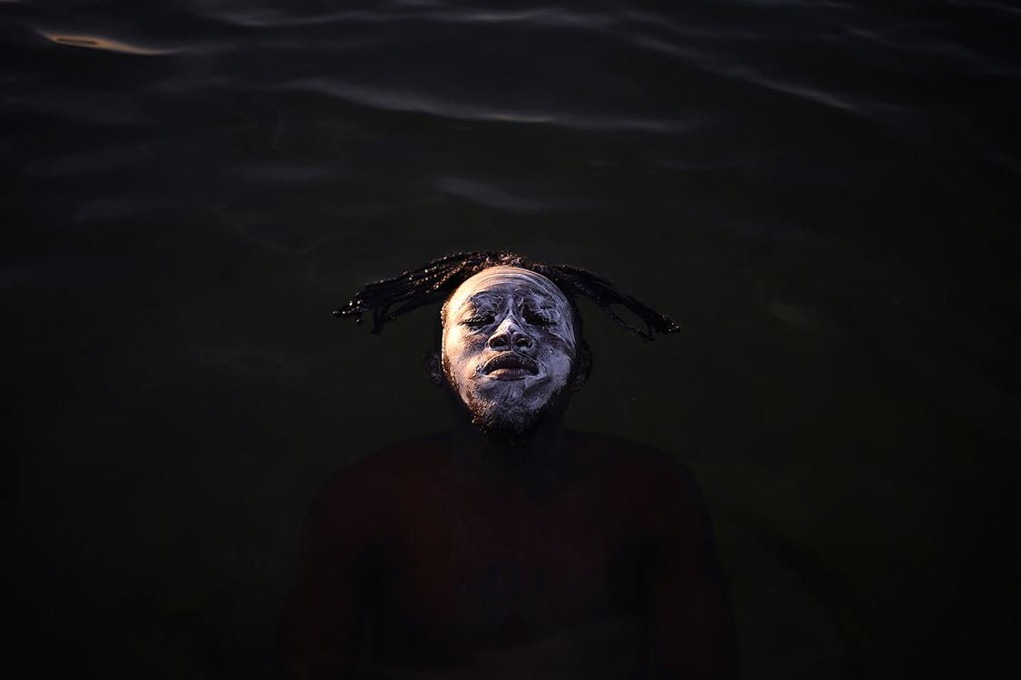 Cinematic contrast style of underwater photography