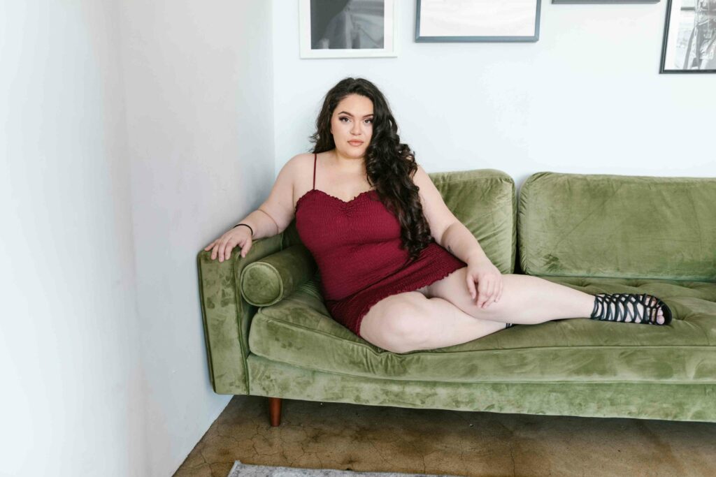 plus size boudoir photography