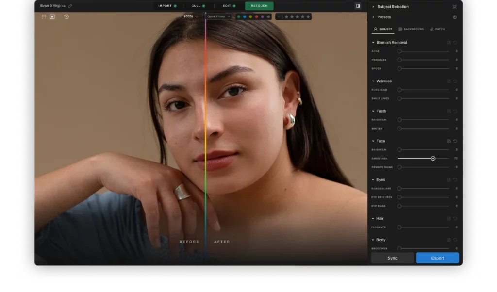 AI Retouching