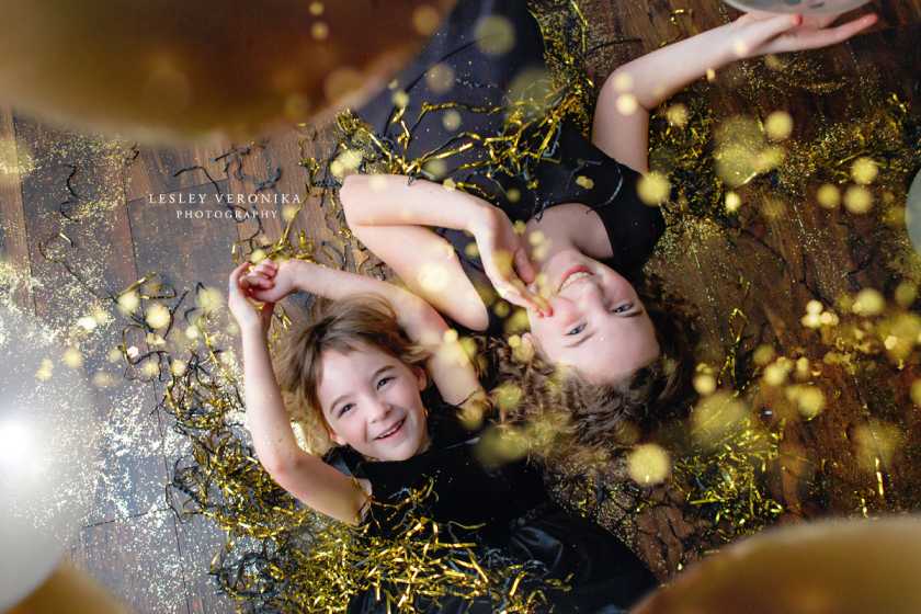 NYE glitter portraits 