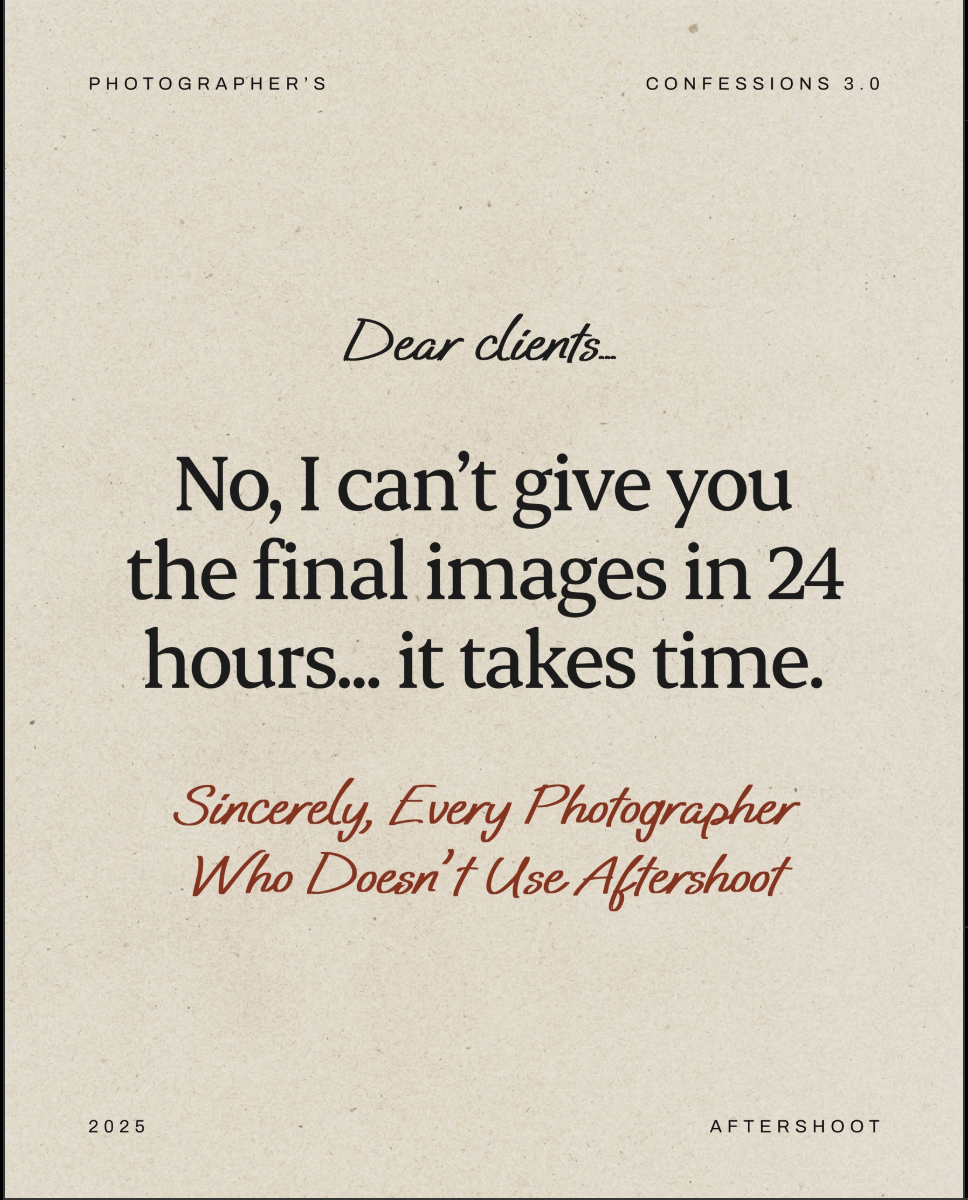 photographers confession quote on final images