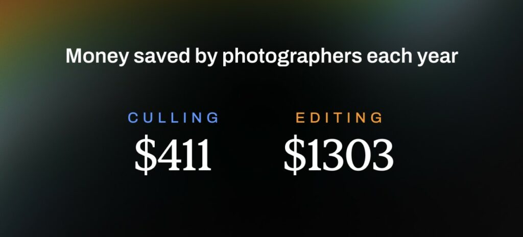 money saved by photographers each year